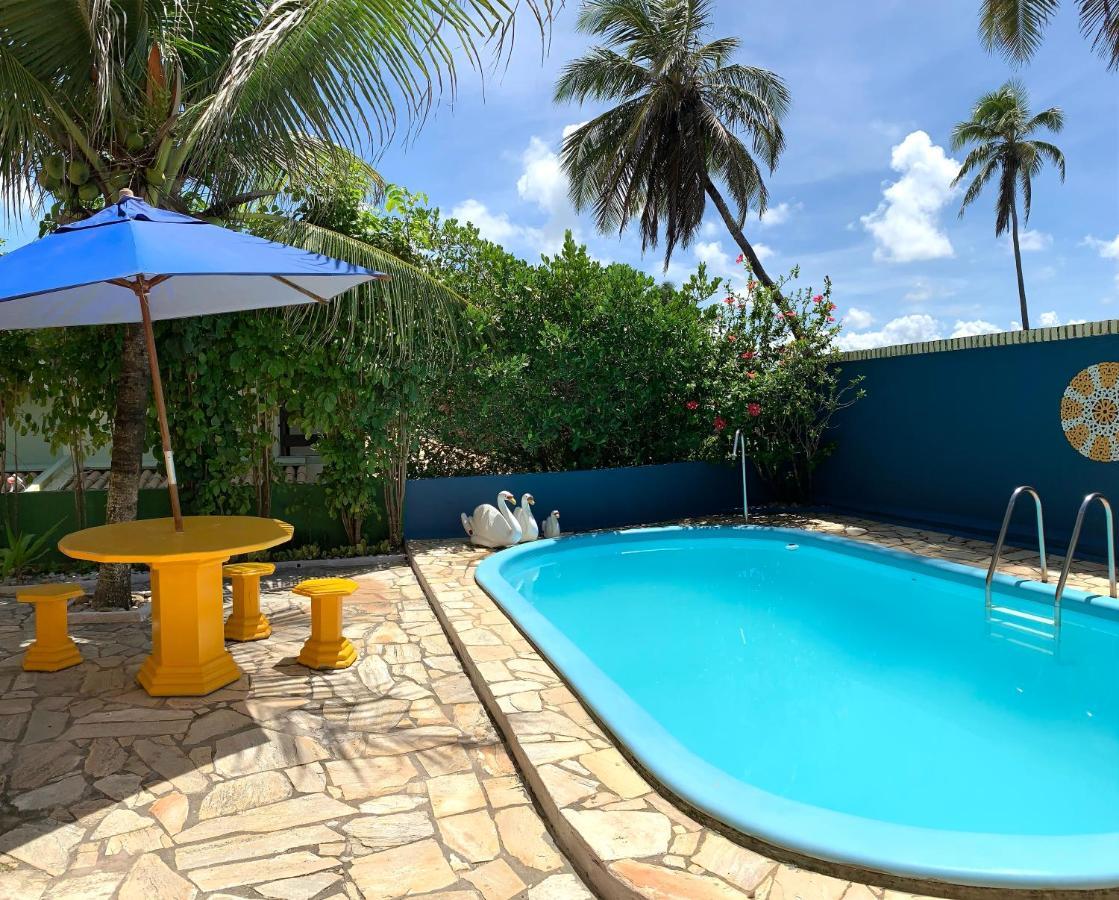 Casa Em Condominio, Beira Mar E Piscina Barra De Sao Miguel - Maceio- Al Bagian luar foto